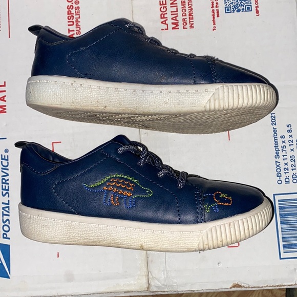 Carters multi color dinosaur sneakers - Picture 2 of 5